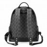 POLO - vintage leather backpack - plaid designBags