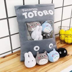 Animales de pelucheTotoro pillow toy - with 4pcs totoro characters