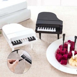 CubiertosTenedores para frutas / snacks en forma de piano - palillos - 9 piezas