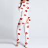Sleeping jumpsuit with buttons - one-piece pyjama with functional flap backLingerie