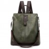 MochilasLeather backpack for women - anti-theft