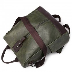 MochilasLeather backpack for women - anti-theft
