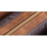 ConjuntosWomen's leather handbag set with hemp logo - with messenger bag and purse - 3pcs