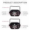 Iluminación de escenarios y eventosMini RGB LED disco party light - laser projector - USB rechargeable