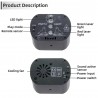 Iluminación de escenarios y eventosMini RGB LED disco party light - laser projector - USB rechargeable