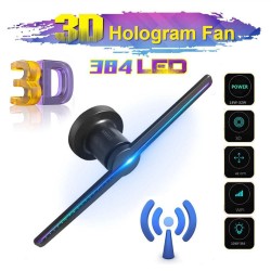 Iluminación de escenarios y eventos3D fan hologram projector - advertising display