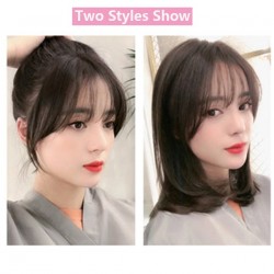 PelucaSynthetic hair bangs for women - with hairpiece clip