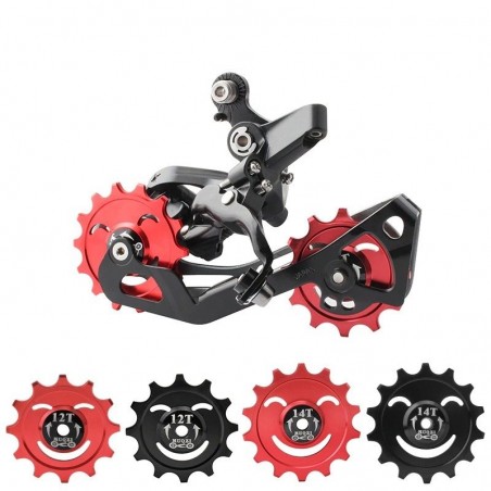 12T - 14T - bicycle wheel rear derailleur - ceramic bearing - alloy pulleyRepair