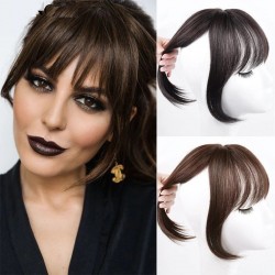 PelucaSynthetic hair bangs for women - with hairpiece clip