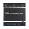 DivisorDivisor conmutador KVM 4K - HDMI - USB - monitor compartido - con 2 puertos