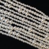 Punk style hair extension - 3-row chain - clip with pearlsHair