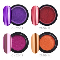 Esmalte de uñasChrome nail powder - eye shadow sticks - 16 jars
