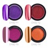 Esmalte de uñasChrome nail powder - eye shadow sticks - 16 jars