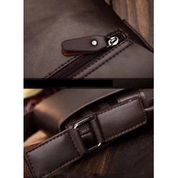 BolsosPOLO - cuero crossbody / bolsa de hombro - diseño trenzado