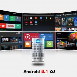 ProyectoresP7 HD - LED - video - pocket mini projector - Android - WIFI - 1080P 4K