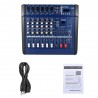 Amplificador6 channels - 48V - 150W amplifier - mixer console - USB/ SD
