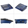 Amplificador6 channels - 48V - 150W amplifier - mixer console - USB/ SD