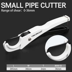 Electrónica & HerramientasPVC pipe cutter - aluminum alloy - with safety lock