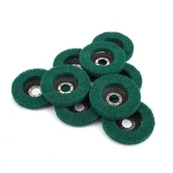 Nylon fiber flap polishing wheel disc - 180 grit - for angle grinder - wood / metal buffing - 115mmElectronics & Tools