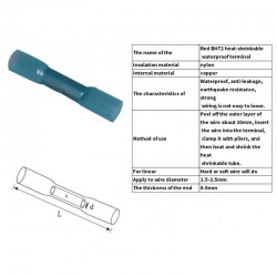 Heat shrink - butt wire connectors - insulated car wire cable terminals - waterproofParts