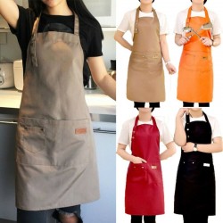 CocinaAdult size apron - bib - with 2 waist pockets