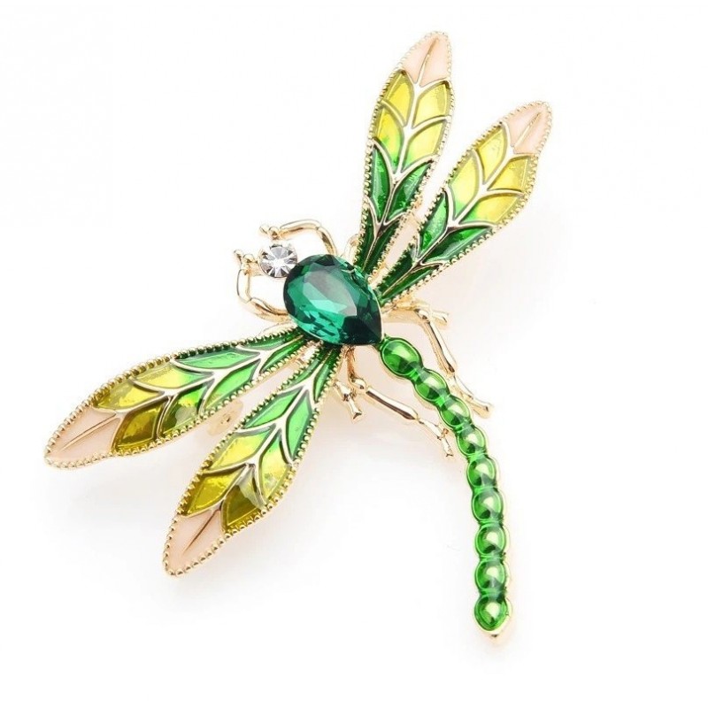 Crystal dragonfly - broochBrooches