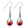 Elegant long earrings with opalEarrings