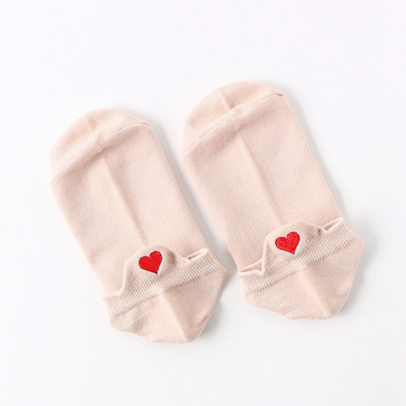 Short socks - ankle length - with a heart - unisexLingerie