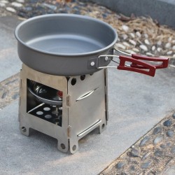 Herramientas de supervivenciaPortable alcohol tray - foldable - stainless steel - camping - picnic