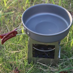 Herramientas de supervivenciaPortable alcohol tray - foldable - stainless steel - camping - picnic