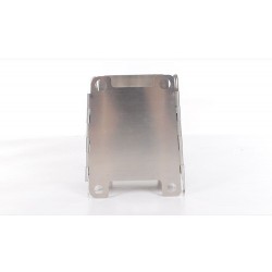 Herramientas de supervivenciaPortable alcohol tray - foldable - stainless steel - camping - picnic