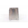 Herramientas de supervivenciaPortable alcohol tray - foldable - stainless steel - camping - picnic
