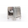 Herramientas de supervivenciaPortable alcohol tray - foldable - stainless steel - camping - picnic