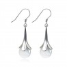 Elegant long earrings with opalEarrings