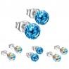 AretesPendientes pequeño stud - bola de cristal