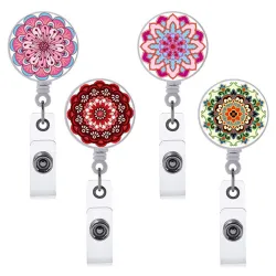 OficinaCute flower badge holder - office card - name card