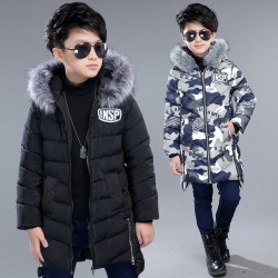 NiñosKids thick jacket - with fur collar