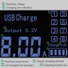 Cargadores8 puertos USB Cargador rápido - adaptador de potencia - Smart IC - con pantalla y detección automática