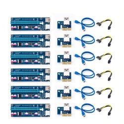 PCI-E riser card 006C - bitcoin miner - 1x to 16x - USB 3.0Parts