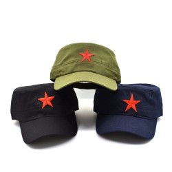 Sombreros / gorrasgorra de béisbol - sombrero del ejército - con una estrella roja