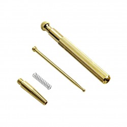 Brass ear massage probe - professional acupuncture penMassage