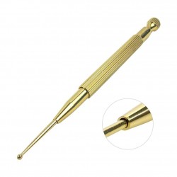 Brass ear massage probe - professional acupuncture penMassage