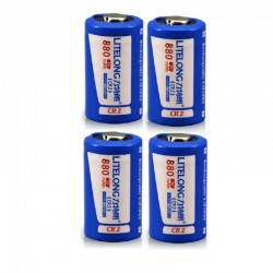 Cr2 880mah lithium battery - rechargeable - LiFePO4 - 4 - 12 pieces
