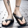 SlippersLeather slippers - flip flops - striped design