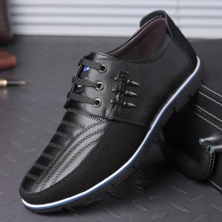 ZapatosBusiness casual leather shoes - breathable - lace-up