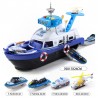 Boat / cars - parking station - with slide / lights / music - toyToys