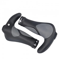 Bicycle ergonomic handlebar grips - non-slip - shock absorption - TPR rubberRepair