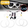 Luces & IluminaciónAngel ojo luz - anillo de halo - LED blanco - 131mm - para BMW E36 E38 E39 E46 - 4 piezas