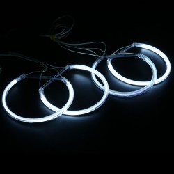 Luces & IluminaciónAngel ojo luz - anillo de halo - LED blanco - 131mm - para BMW E36 E38 E39 E46 - 4 piezas