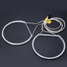 Luces & IluminaciónAngel ojo luz - anillo de halo - LED blanco - 131mm - para BMW E36 E38 E39 E46 - 4 piezas